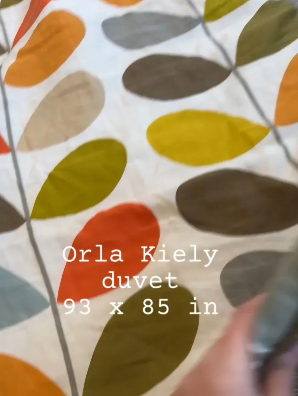 Orla Kiely Padded Comforter Duvet 93 x 85 inches - Picture 2 of 5